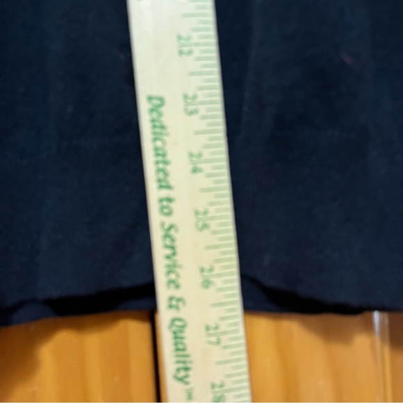 Dorce Cashmere Vintage Navy Blue V-Neck Sweater Size Large - Picture 6 of 6